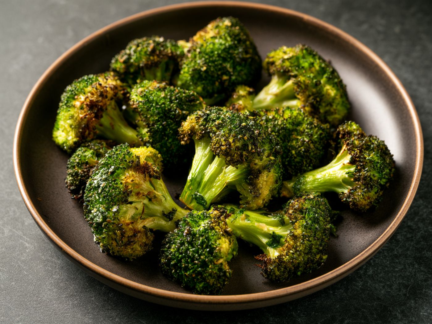 Garlic Herb Roasted Broccoli