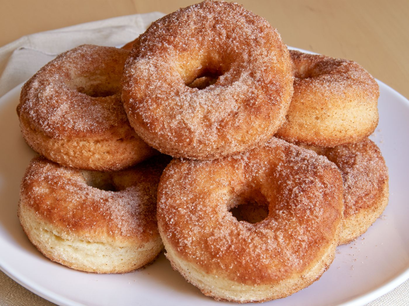 Cinnamon Sugar Biscuit Donuts