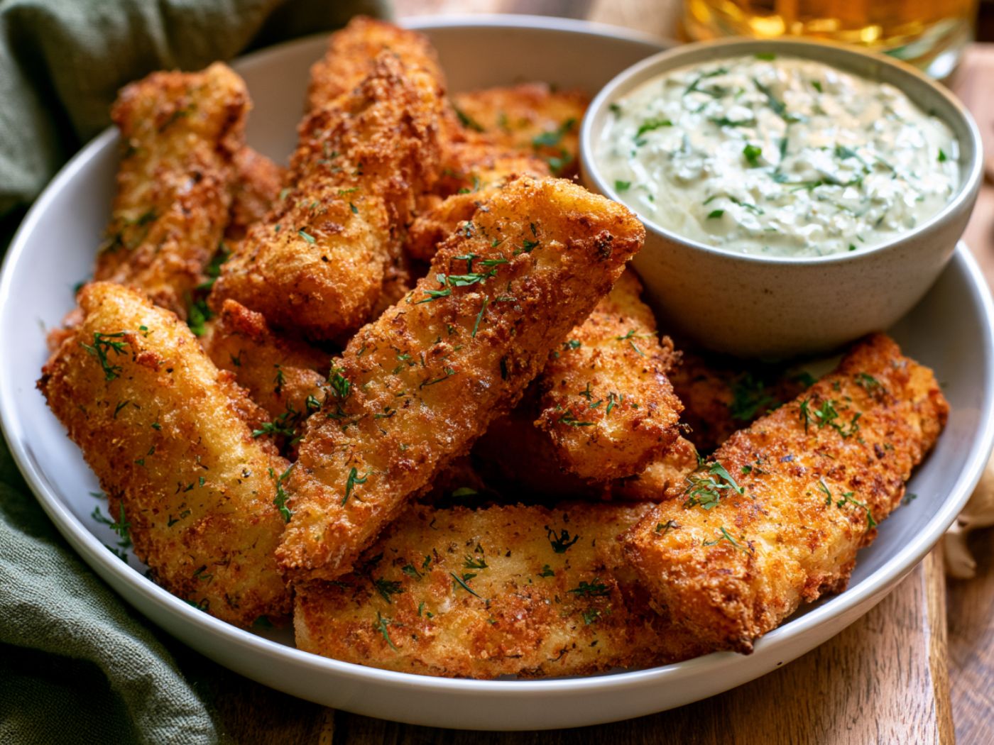 Crispy Homemade Fish Sticks